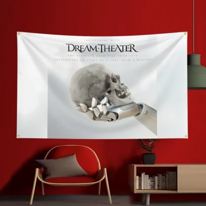 3x5 Ft Dream Theater Band Concert Flag Polyester Printed Flags Banner Tapestry for Room Garage Decor Concert Flag - Image 3