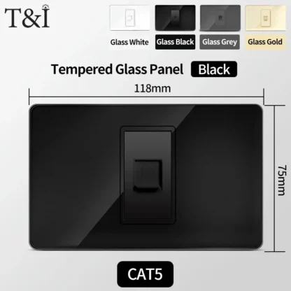 America Standard Power Outlet 118 Series 118*75mm Double USB Type-C Quick Charger US Mexico Glass Panel Wall Socket 16A 110V - Image 17
