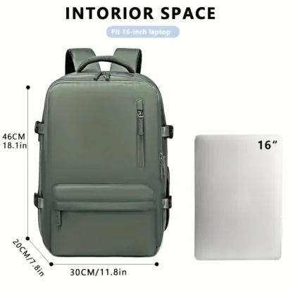 Customized commuting large capacity backpack with dry and wet separation storage, mommy travel bag, short distance business trip - Image 5