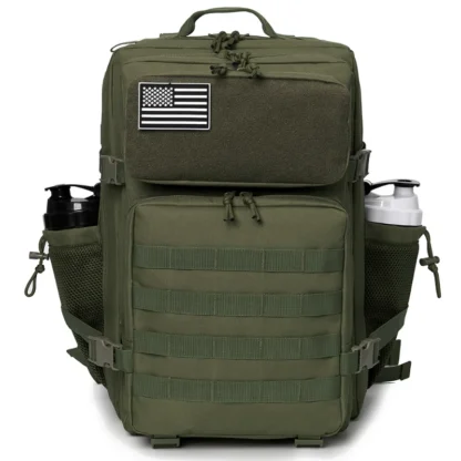 45L Tactical Backpack survival Bag Hunting MOLLE Backpack GYM For Men EDC Outdoor Hiking Rucksack Witch Bottle Holder - Image 10