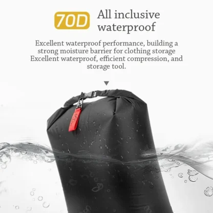 Reusable Vacuum Bags for Travel Waterproof Folding Vacuum Compression Bag Space Saver Dustproof Luggage Vacuum Storage Bag - Image 3
