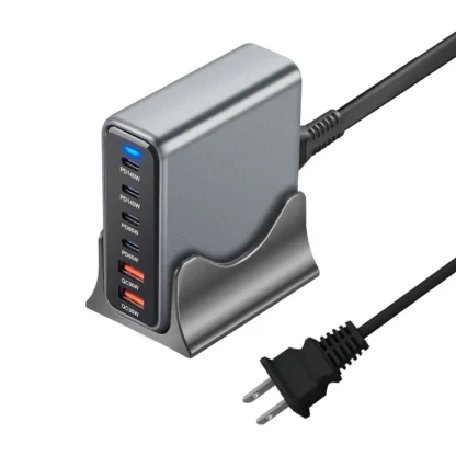 470W 6-Port GaN Desktop Charger 4C2A USB-C PD Fast Charge for Phone 16 15 Xiaomi Samsung S24 S23 Huawei Tablets & Laptops - Image 8