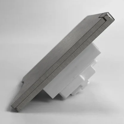 Wall Mount 1 Gang 2 Gang 8mm Stainless Steel Panel Socket 13A Switch Computer Socket Telephone Socket Thai US UK EU France - Image 5
