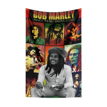 3x5 Ft Heavy Rock Band B-Bob-Marleys Flag Polyester Digital Printing Banner for Bedroom Wall Art Out Door Tapestry Decora - Image 7