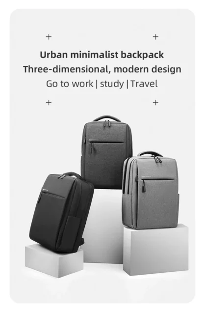 40L Laptop Backpack Durable 17 Inch for Men Women with USB Charger Port & Luggage Sleeve Sturdy College Rucksack Bag For Macbook - Image 13