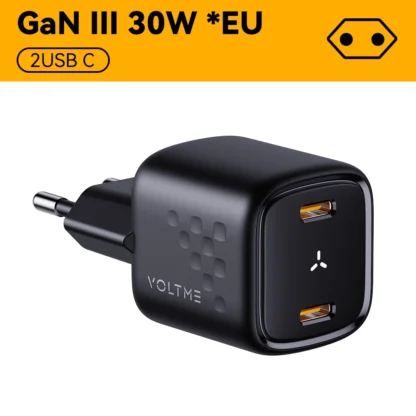 VOLTME 30W GaN Ⅲ USB charger fast charge High speed chargers type c Portable Phone charger for iphone 15 pro max xiaomi samsung - Image 7