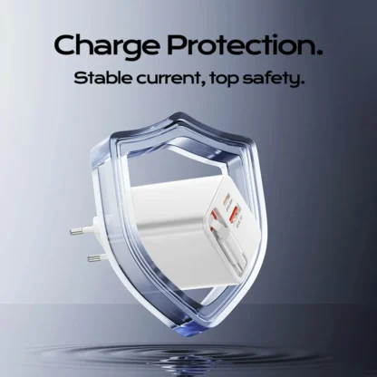 Olaf 65W USB C Charger with Retractable Type C Cable PD QC3.0 Fast charge USB Type C Phone Charger For Huawei Xiaomi iPad Laptop - Image 6