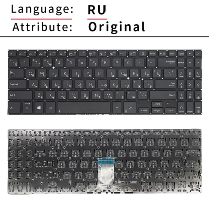 US UK Russian Keyboard For ASUS ExpertBook B1 B1500 B1500C P1450 P1450CBA BW450 PX555C B1500CEA 0KNX0-5622LA00 5123UI00 - Image 4