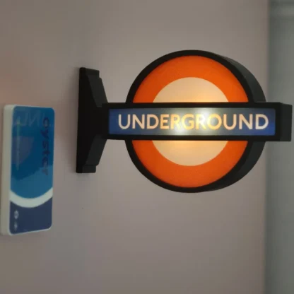 Uk London Underground Creative Light-Up Fridge Magnet Oyster Card Spain Madrid Milan Metro Light Box Tourist Souvenir - Image 8
