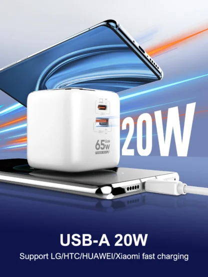 LDNIO 65W USB C Charger GaN Charger Multi-port Type C Travel Adapter For MacBook iPad iPhone 15 14 Pro Max Xiaomi Galaxy S23 - Image 13