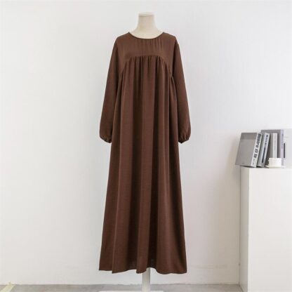Spirng Autumn Full Sleeve Casual Plus Size Dress Women Loose Maxi Dresses Female Oversize Long Dresses Vestidoes Fit 120KG - Image 26