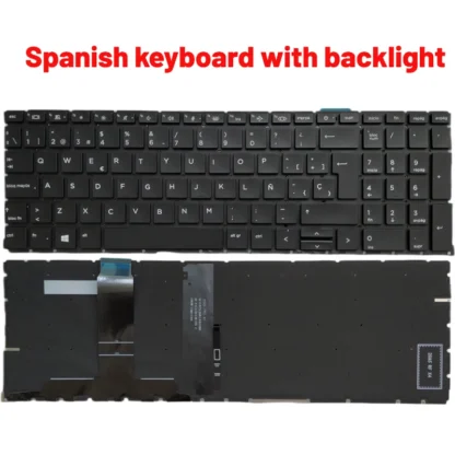 NEW For HP 455 450 G8 G9 655 650 G8 G9 Russian/US/UK/Spanish/Latin/French laptop keyboard backlight/NO backlight - Image 9