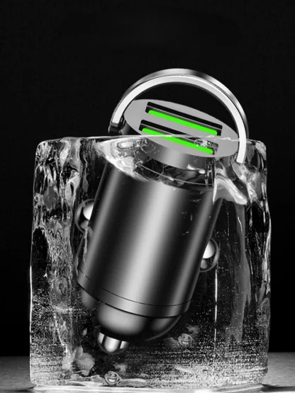 Dual USB Mini Pull Ring Car Charger 200W Fast Charging Phone convenient Charger Adapter for iPhone Huawei Xiaomi Samsung QC 3.0 - Image 11