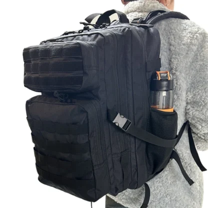 SYZM 50L Large Capacity Men Tactical Backpack Outdoor Rucksack Hiking Camping Hunting Sports Travel Bags with Bottle Holder - Image 14