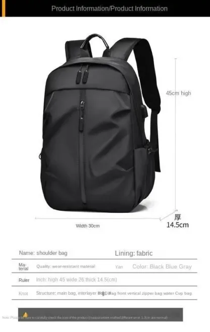 2025 Casual Atmosphere Business Computer Bag New Backpack Outdoor Large Capacity Travel Shoulder Bags For Men - Image 41