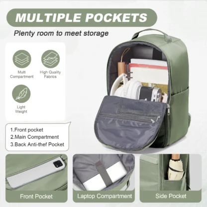 Aircraft Cabin Travel Backpack 40x20x25 Vacuum Backpack Hand Luggage,  Laptop Backpack Studenten rucksack, Casual Daypacks - Image 12