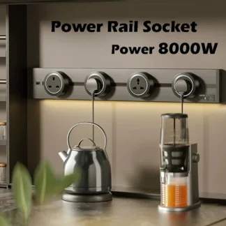 40cm 50cm Track Socket Home Appliances Pop Electric Plug Adapter EU Standard Wall Socket With Usb Embeded And Surface