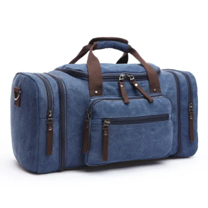 New Fashion Outdoor Travel Bag Handbag Canvas Crossbody Backpack Trend Large Capacity Casual Shoulder Bag - Image 9