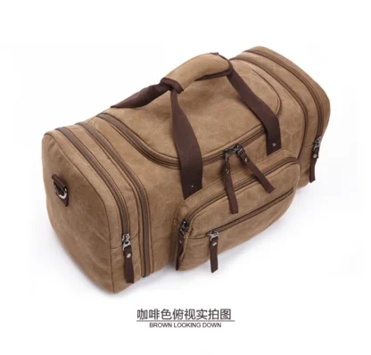 New Fashion Outdoor Travel Bag Handbag Canvas Crossbody Backpack Trend Large Capacity Casual Shoulder Bag - Image 30