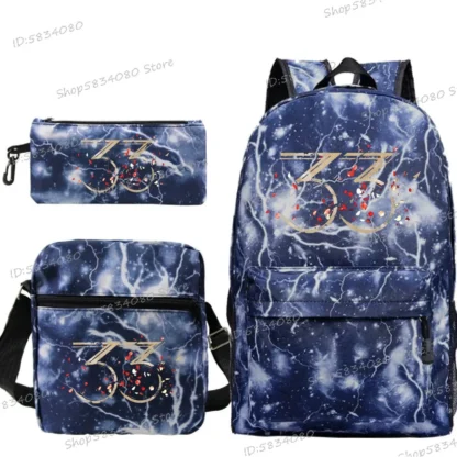 3pcs/Set Backpack for Men Women Clair Obscur Expedition 33 Merch School Bags Game Lovers Gift Backpacks for College Students - Image 17