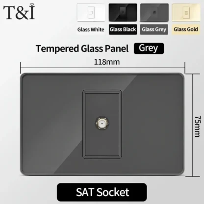 American Thai Standard 118*75mm USB Type-C 20W Fast Charging Power Outlet Smart 3A Socket Wall Light Switch Office Home Use 110V - Image 28