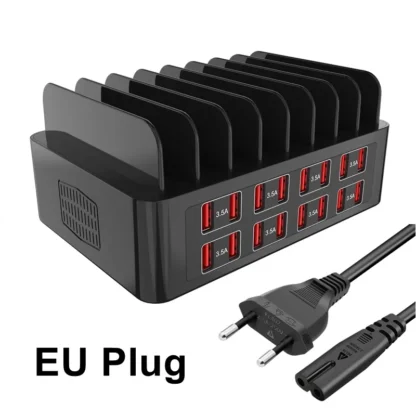 ASENGRY 150W Universal Multi USB Charger 16 Port USB Charging Station Tablet Stand For Ipad Iphone 15 14 13 Pro Max Samsung S24 - Image 7
