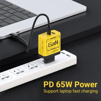 Gopala 65W GaN Charger USB Fast Charging Adapter EU/US Charge Head Mobile Phone Type C Cable for iphone 16 15 14 Power Adapters - Image 4