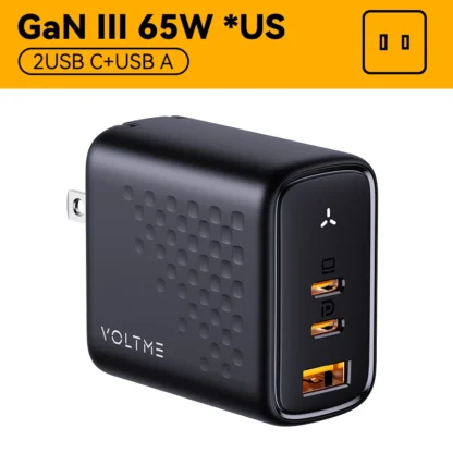 VOLTME 65W GaN III Charger Quick Charge 4.0 3.0 Type C PD USB Charger For IPhone Charger USB C Adapter For Laptop IPhone 15 Pro - Image 14