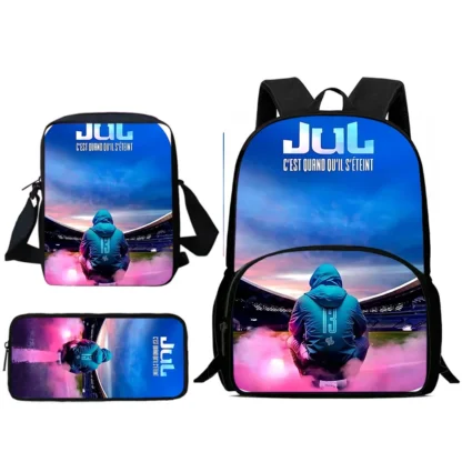 Pcs Set JuL Cest Pas Des Lol Child Backpacks Shoulder Bag Pencil Case Pupil Large Capacity School Bags for Boys Girls Best Gift - Image 2