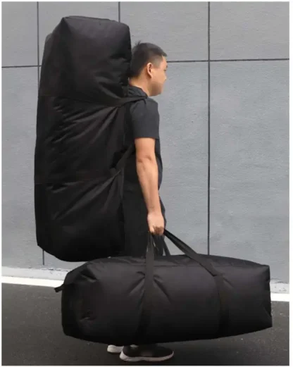 150L 100L 55L Travel Handbag Gym Bag Outdoor Men's Black Large Capacity Fitness Weekend Overnight Waterproof Sport Bags  X411D - Image 19