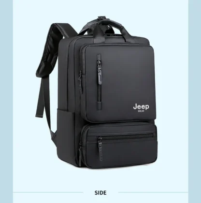 JEEP BULUO Trend Casual High Capacity Feature Backpack Computer New Men's Bag 15 inches Laptop Travel Nylon Bags For Man - Image 28