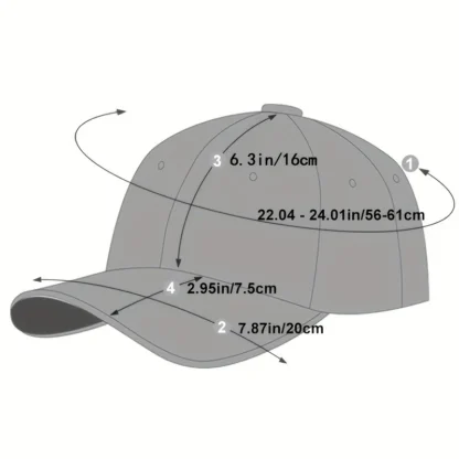 Casquettes* de baseball brodées unisexes, casquette de sport décontractée pour hommes et femmes, ombrage solaire en plein air et - Image 14