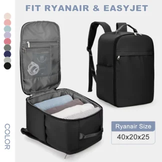 Ryanair Backpack 40x20x25 Cabin Bag Hand Luggage Travel Backpack for Easyjet Cabin Bag 45x36x20 Laptop Backpack for Women/Men