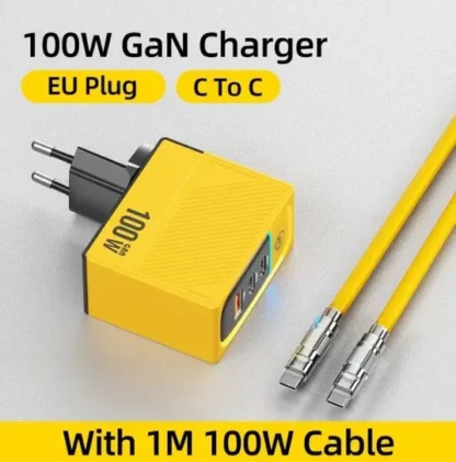 WEKOME GaN 100W Charger High Speed Fast Charging Type C Charger for Xiaomi 13 Samsung s23 ultra iPhone 15 pro max Macbook Pro - Image 11