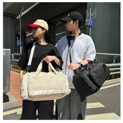 Travel Duffel Bag with Shoes Pocket Outdoor Business Trip Fitness Yoga Shoulder Bags Dry Wet Short Distance Trip Handbag - Image 26