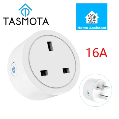 Pre Flashed TASMOTA UK Plug WIFI 16A Adapter Smart Socket Outlet with Power Monitor MQTT Works With Home Assistant ESP8285 - Image 4