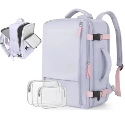 Cross border travel backpack, women's large capacity multifunctional backpack, male student backpack, travel - Image 7