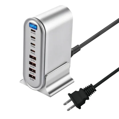 240W GaN USB Fast Charger Multi Ports Desktop Charging Station For iPhone/Samsung/iPad/MacBook Quick Charger Type C QC 4C4A - Image 9