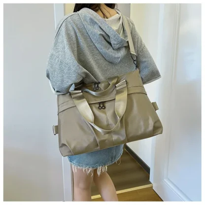 Large Capacity Oxford 2024 High Quality Travel Handbag Zipper Solid Trendy Casual Crossbody Bag Soft Versatile Popular Handbag - Image 35