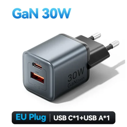 Vention GaN 30W Fast Charger for iPhone 16 15 14 13 PD3.0 Charger for iPad Pro Xiaomi Samsung USB Type C Mobile Phone USB Charge - Image 8