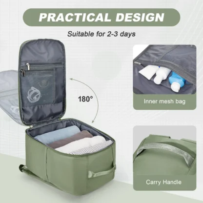 Aircraft Cabin Travel Backpack 40x20x25 Vacuum Backpack Hand Luggage,  Laptop Backpack Studenten rucksack, Casual Daypacks - Image 2