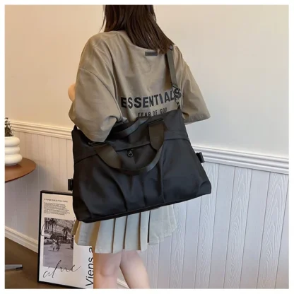 Large Capacity Oxford 2024 High Quality Travel Handbag Zipper Solid Trendy Casual Crossbody Bag Soft Versatile Popular Handbag - Image 27