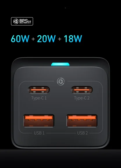 Baseus 65W/100W GaN Charger Desktop Laptop Fast Charger 4 in 1 Adapter For iPhone 15 14 13 Pro Max Phone Charger Xiaomi Samsung - Image 16