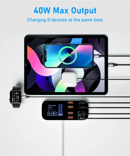 Quick Charge USB Charger HUB Tablet Portable Travel Mobile Phone Charger Adapter Fast Charger For iPhone xiaomi huawei samsung - Image 12