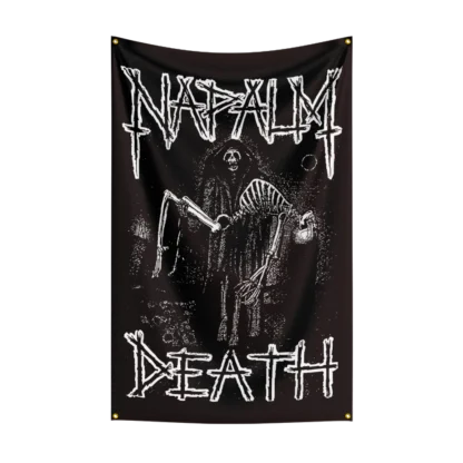 90x150cm Vintage N-Napalm-Deaths Band Flag Polyester Digital Printing Retro  Banner For Decor - Image 9