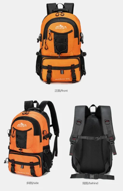 Travel backpack 40L waterproof lightweight outdoor hiking, men's and women's camping backpack - Image 27