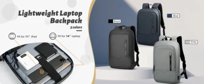 Heroic Knight Travel Backpack Men Business Backpack School Expandable USB Bag Large Capacity 15.6 Laptop Waterproof Backpack Bag - Image 12