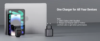 VOLTME 35W  PD USB C Charger GaN III Tech Fast Charger Fast Wall Charger Block for iPhone 15 Pro Max MacBook iPad Steam Deck - Image 20