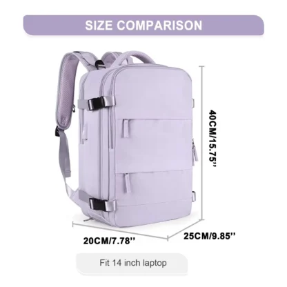 Buylor 40x25x20 Travel Backpack For Women Airplane Cabin Luggage Backpack Carry On 14inch Laptop Backpack Casual SchoolBackpack - Image 6