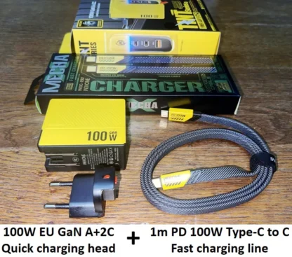 WEKOME GaN 100W Charger High Speed Fast Charging Type C Charger for Xiaomi 13 Samsung s23 ultra iPhone 15 pro max Macbook Pro - Image 9